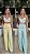 Conj. Cropped/Calça Renda Tule 5 Estrelas ! - Imagem 1