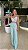 Conj. Cropped/Calça Renda Tule 5 Estrelas ! - Imagem 3