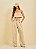 Conj. Cropped/Pantalona Cinto Palha Open ! - Imagem 4