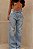 Calça Jeans Wide Leg Bolso Frontal ! - Imagem 1