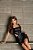 Conj. Couro PU Cropped Corset/Saia Assimétrica Ilhós 5 Estrelas ! - Imagem 7