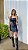 Conj. Couro PU Cropped Corset/Saia Assimétrica Ilhós 5 Estrelas ! - Imagem 4