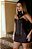 Conj. Couro P.U Textura 3D Corset Alongado TQC/Saia 5 Estrelas ! - Imagem 12