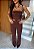 Conj. Sued Pérolas Cropped Corset/Calça Flare ! - Imagem 7