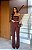 Conj. Sued Pérolas Cropped Corset/Calça Flare ! - Imagem 5