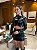 Conj. Couro PU Jaqueta Cropped/Saia Cinto ! - Imagem 5