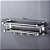 Suporte Organizador Prateleira Inox 50cm Banheiro Cozinha Porta Tempero Condimento Shampoo Condicionador Gancho - Imagem 5