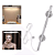 Bastao LED Slim Arandela USB Espelho Camarim Maquiagem Penteado Penteadeira Studio Banheiro Quarto Iluminaçao - Imagem 2