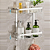 Suporte Porta Shampoo Organizador Prateleira Banheiro Parede Aluminio Beauty New - Imagem 5