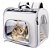 Mochila de Transporte para Gato Cao Pet Cachorro Visao Panoramica Animal de Estimaçao Pequeno Porte Alça Regulavel - Imagem 3