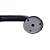 Alça de Apoio 30cm Inox Preto Fosco Barra Acessibilidade Cadeirante Idoso Banheiro Box Parede Segurança - Imagem 4