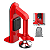 Trava de Porta Com Alarme Antifurto Para Anti Arrombamento Hotel Motel Viagem - Imagem 8