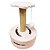 Poste Arranhador para Gatos Brinquedo Duplo Divertido Sisal MDF - Imagem 2