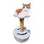 Poste Arranhador para Gatos Brinquedo Duplo Divertido Sisal MDF - Imagem 8