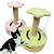Poste Arranhador para Gatos Brinquedo Duplo Divertido Sisal MDF - Imagem 7