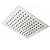 Chuveiro Ducha Inox Quadrado 20x20 Cromado para Banheiro e Piscina - Imagem 9