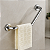 Barra Apoio Aço Inox Alça Segurança 25X25Cm Idoso Pcd - Imagem 4