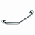 Barra Apoio Aço Inox Alça Segurança 25X25Cm Idoso Pcd - Imagem 1