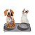 Comedouro Bebedouro Tapete 2 em 1 Silicone Dobrável Pet Cão Gato - Imagem 7