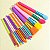 Kit Com 15 Pincéis De Maquiagem Profissional Pincel Colorido - Imagem 9