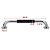 Barra de Apoio Inox 30cm Antiderrapante para Segurança e Acessibilidade - Imagem 1