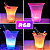 Balde De Gelo Caixa De Som Bluetooth Led Rgb 5L Festas - Imagem 5