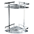 Suporte De Shampoo Aluminio Rack Banheiro Prateleiras Parede - Imagem 2