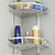 Suporte De Shampoo Aluminio Rack Banheiro Prateleiras Parede - Imagem 5
