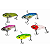 Kit Com 5 Isca Artificial Pesca Profissional Tucunaré Robalo - Imagem 4