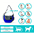 Bolsa Mochila De Passeio Canguru Cachorro Transporte Pets - Imagem 5