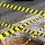 Fita Zebrada 0,70mm X 100 Metros Isolamento Proteçao Area Restrita - Imagem 2