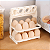 Organizador Porta Ovos Caixa Armazenamento Ovos Bandeja Rack - Imagem 3
