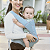 Canguru Carregador Bebe Criança Bolso Alça Ergonomico Ajustavel Com Apoio - Imagem 5