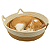 Cama Gato Arranhador Ninho Cestinho Caminha Rasqueável Pet - Imagem 1