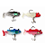 Kit 4 Iscas 6cm Silicone Movimento Tucunaré Traíra Robalo - Imagem 1