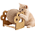 Arranhador para Gato com Bola de Sisal Brinquedo Interativo Anti Estresse - Imagem 4