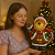 Boneco Rena de Natal Musical Iluminada com Luzes LED Decoração Natalina - Imagem 4