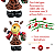 Boneco Rena de Natal Musical Iluminada com Luzes LED Decoração Natalina - Imagem 6
