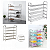Sapateira 5 Prateleiras Inox Estante Vertical 30 Sapatos - Imagem 3