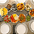 Bandeja Giratória Pratos Mesa Servir Buffet Eventos Portátil Luxo - Imagem 8