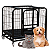 Caixa Transporte Cães Gaiola Cachorro Gato Pet Canil Pet Shop Seguro XG - Imagem 4