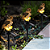 Luminária Espeto Jardim Solar Coruja Resina Enfeite Decoraçao Quintal Luz Led - Imagem 3