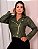 Jaqueta Biker Feminina Couro Fake Forrada - Imagem 1