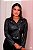 Jaqueta Biker Feminina Couro Fake Forrada - Imagem 3