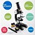 Microscopio De Mesa E Laboratorio Com Ampliação Ate 450x Com Led Light E Kit D - Imagem 5