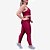 CONJUNTO POLIAMIDA GLOW BORDO - Imagem 2