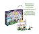 Brinquedo Blocos Para Montar Menina Fadas Castelo Pet 228 Peças - Imagem 3