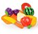 Frutinhas de Brinquedo Com Velcro Educacional - Imagem 1