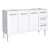 GABINETE AÇO COZIMAX VENUS 1,50MT BRANCO - Imagem 1