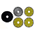 Kit Jogo Disco Diamantado+Serra Circular p/ Makita 4 peças - Imagem 3